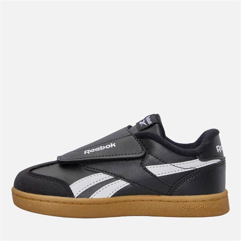Reebok spædBørn Smash Edge Velcro Træningssko Sort/Hvid/Gum