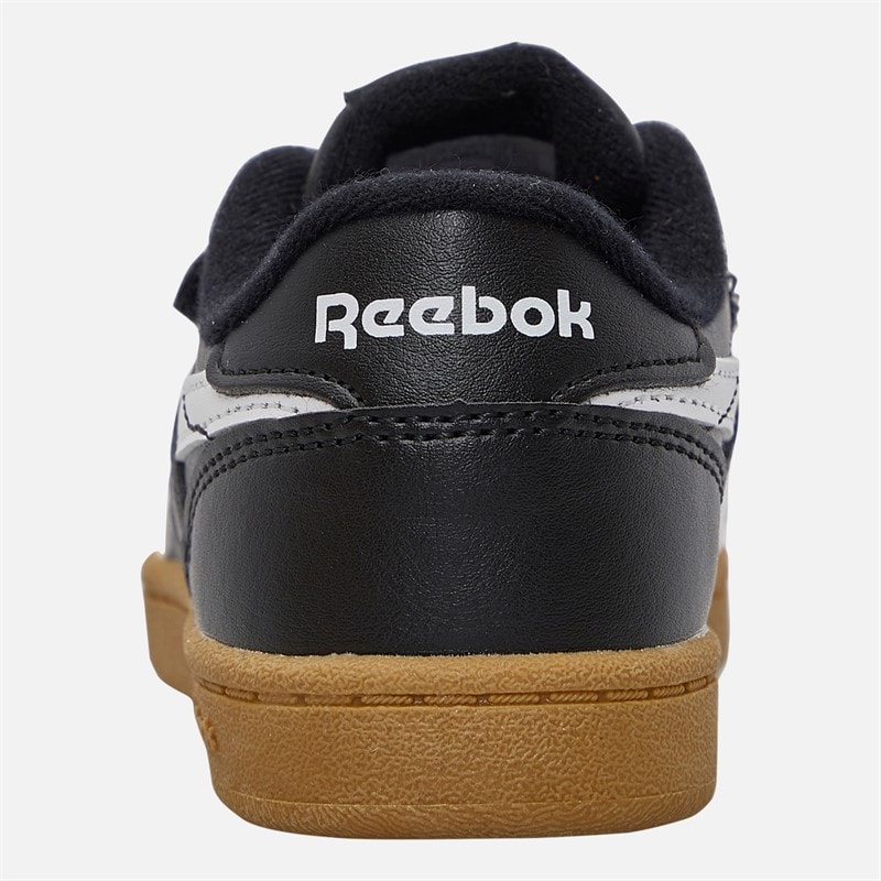 Reebok spædBørn Smash Edge Velcro Træningssko Sort/Hvid/Gum - Billede 3