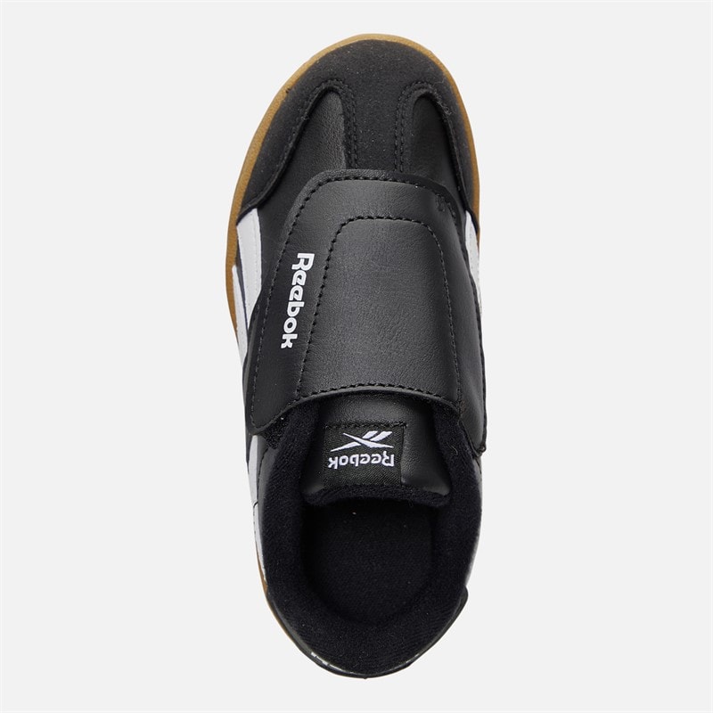 Reebok spædBørn Smash Edge Velcro Træningssko Sort/Hvid/Gum - Billede 4