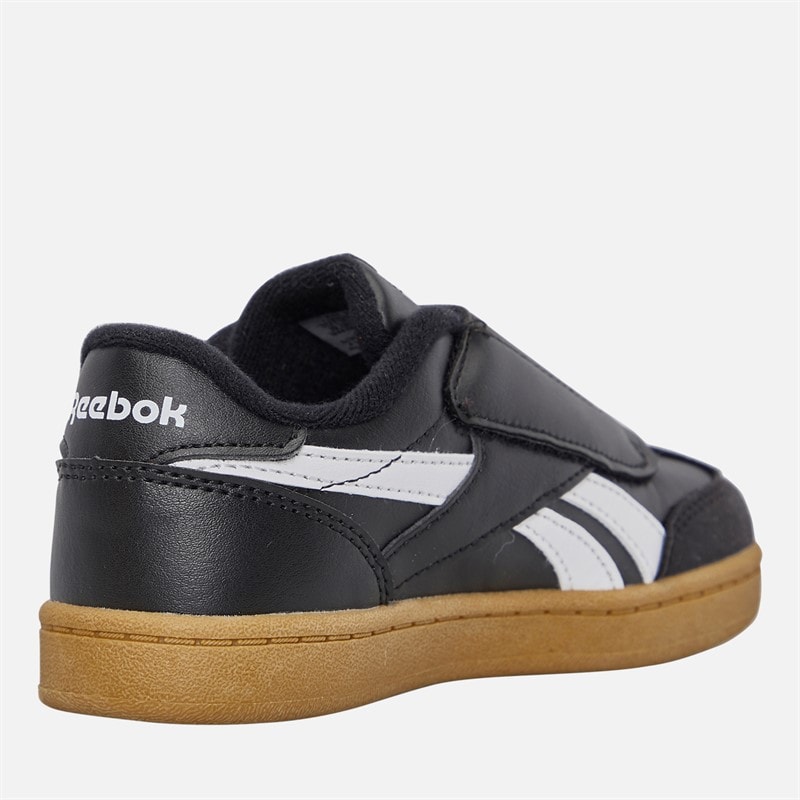Reebok spædBørn Smash Edge Velcro Træningssko Sort/Hvid/Gum - Billede 5