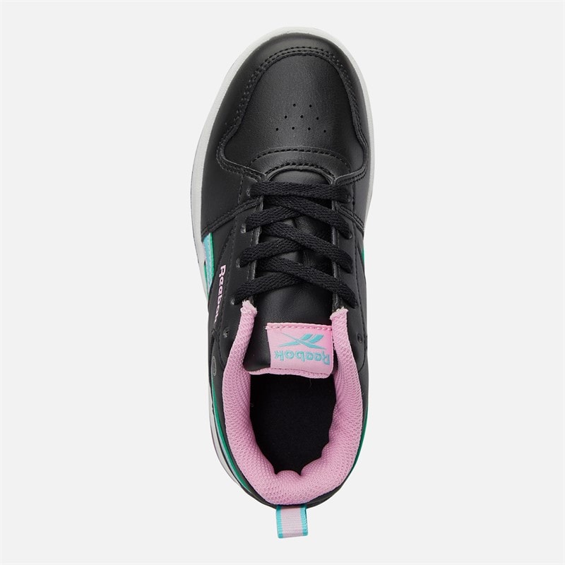 Reebok Piger Royal Prime Step N Flash Træningssko Sort/Astro Rose/Aqua - Billede 4