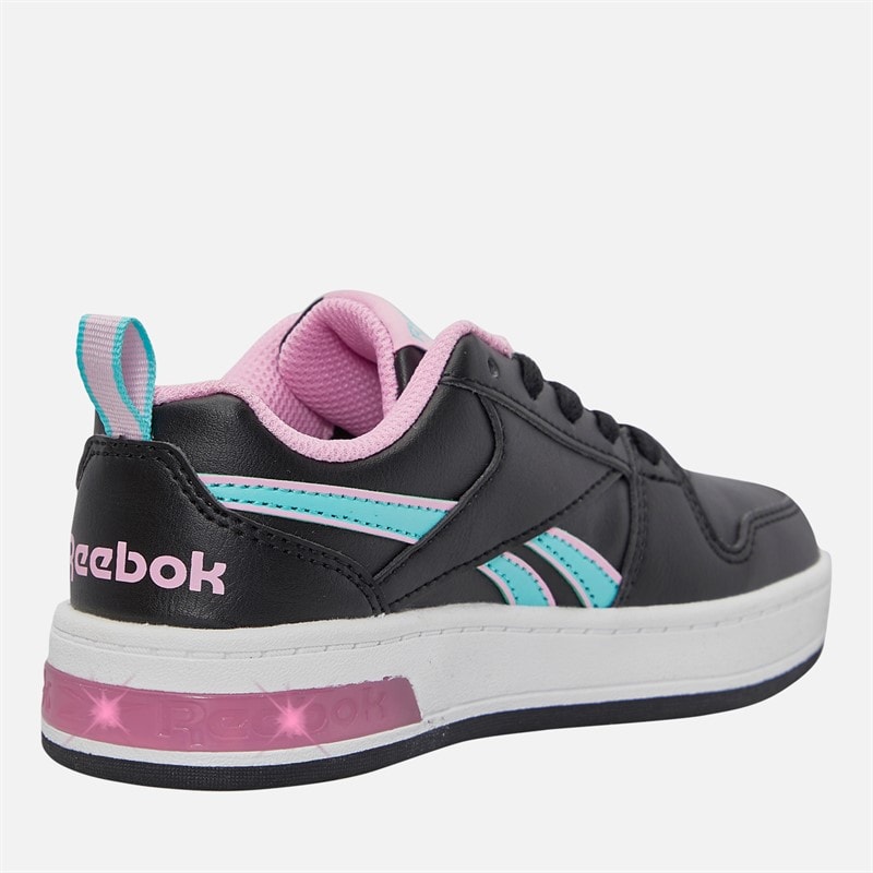 Reebok Piger Royal Prime Step N Flash Træningssko Sort/Astro Rose/Aqua - Billede 5