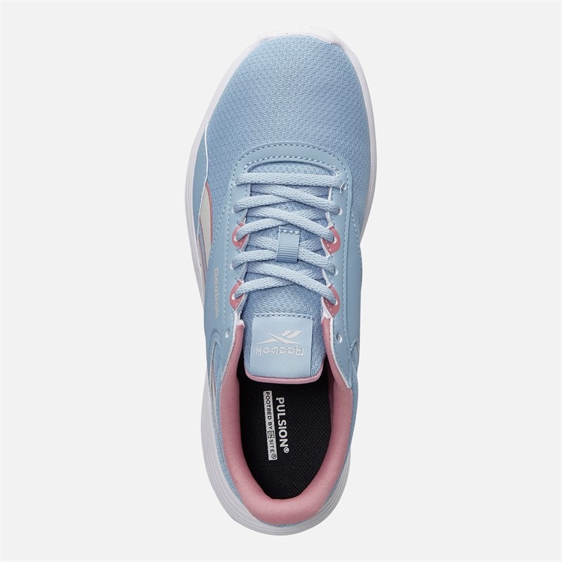 Reebok Dame Lite 4 Neutrale Løbesko Y2K Blue/Mist Grey/Dusty Rose - Billede 4
