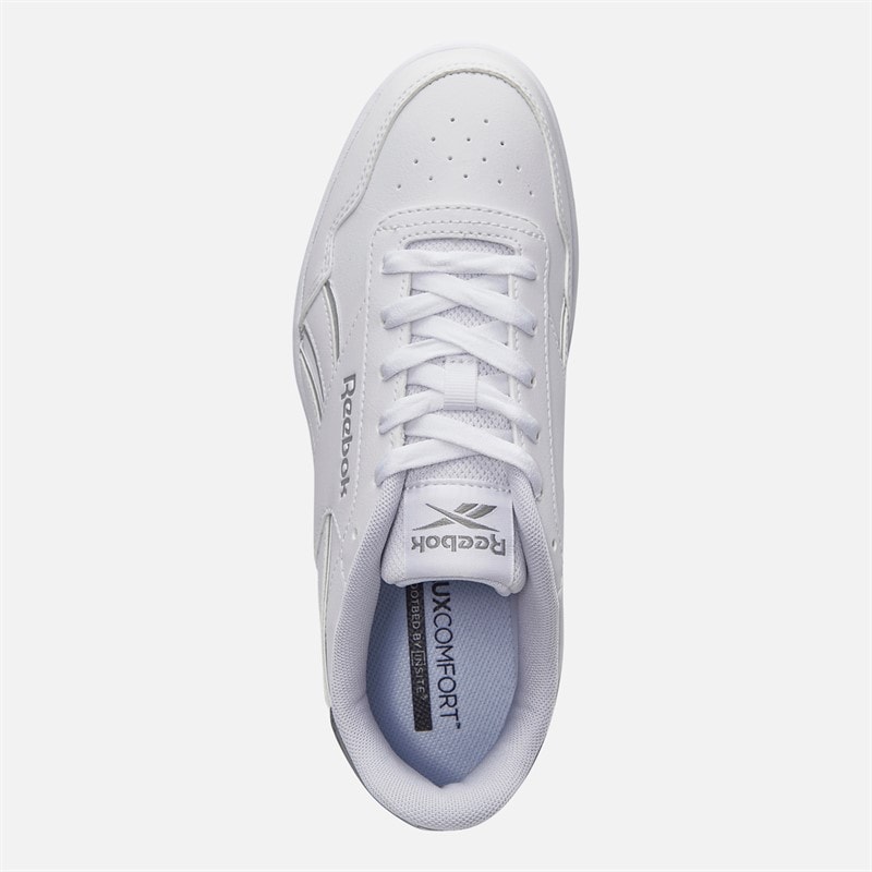 Reebok Dame Court Advance Træningssko Hvid/Grå/Chrome - Billede 4