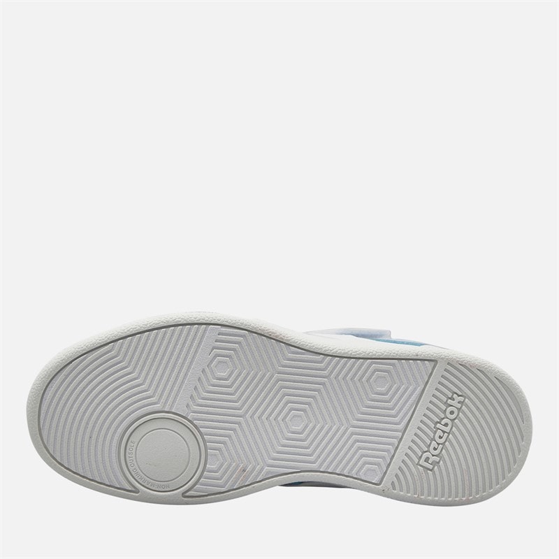 Reebok Piger Court Advance Træningssko Hvid/Y2K Blue/Bleached Yellow - Billede 2