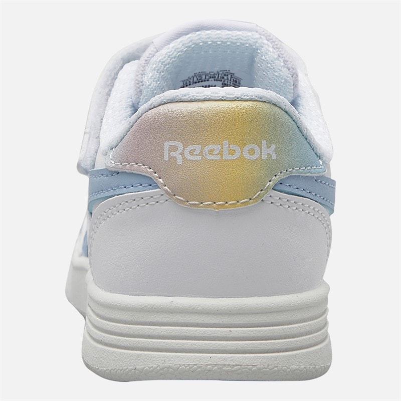 Reebok Piger Court Advance Træningssko Hvid/Y2K Blue/Bleached Yellow - Billede 3