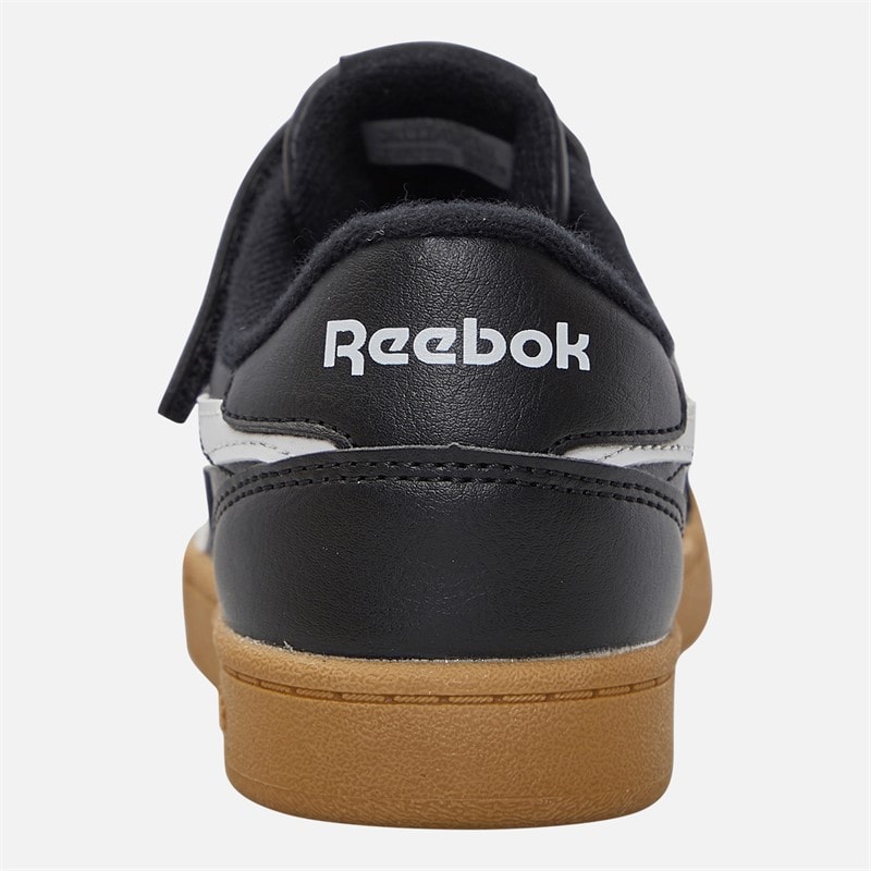 Reebok Børne Smash Edge Elastisk Snøre og Top Rem Træningssko Sort/Hvid/Gummi - Billede 3