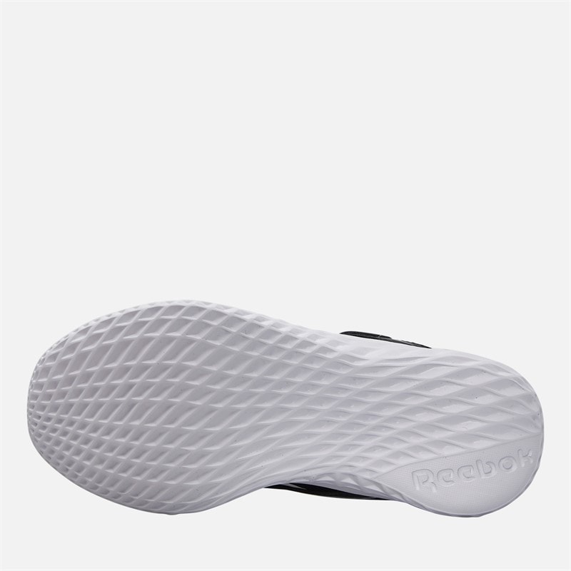 Reebok Børn Rush Runner 5 Elastiske Snørebånd Og Toprem Neutrale Løbesko Sort/Sort/Hvid - Billede 2