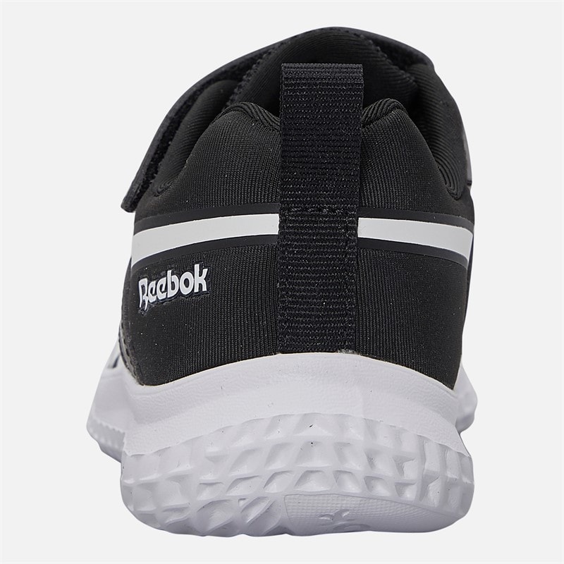 Reebok Børn Rush Runner 5 Elastiske Snørebånd Og Toprem Neutrale Løbesko Sort/Sort/Hvid - Billede 3