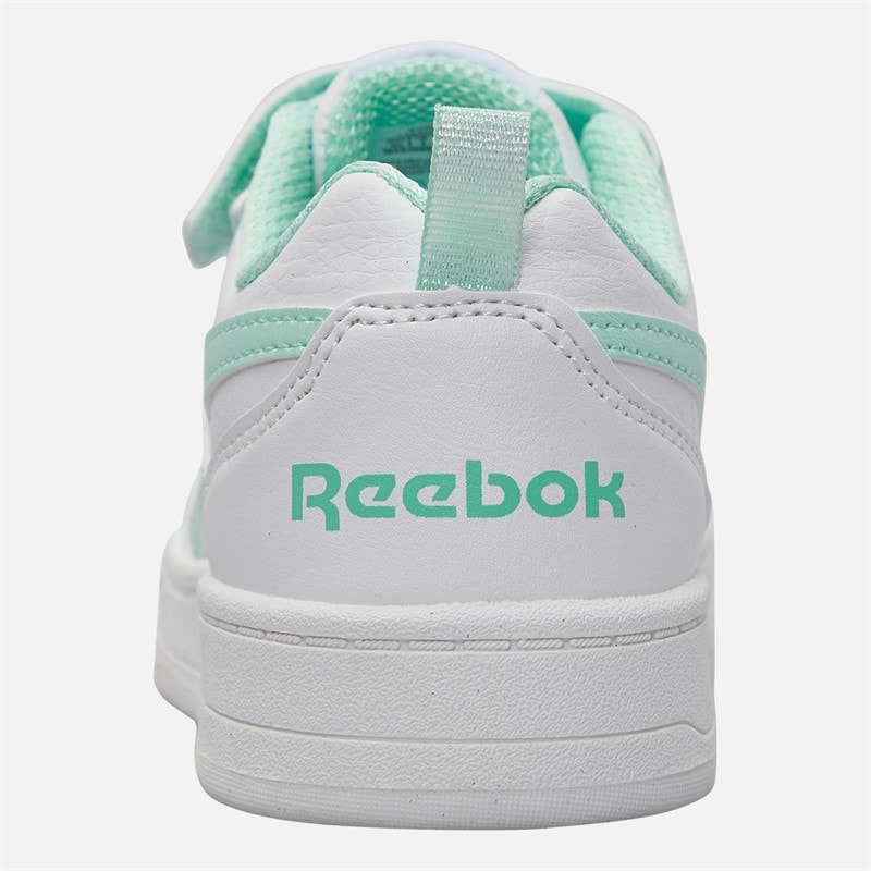 Reebok Piger Royal Prime 2.0 To Rem Krog Og Løkke Træningssko Hvid/Hvid/Glitch Aqua - Billede 3