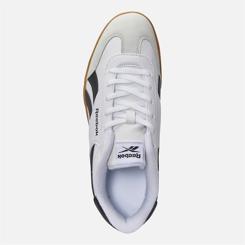 Reebok Junior Smash Edge Træningssko Hvid/Sort/Gumme - Billede 4