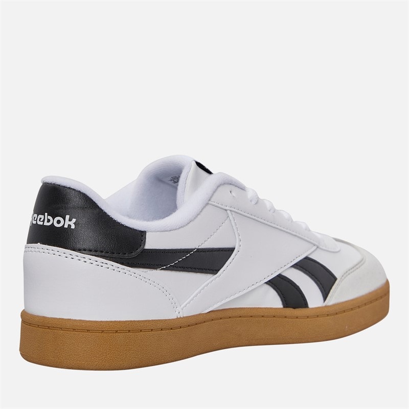 Reebok Junior Smash Edge Træningssko Hvid/Sort/Gumme - Billede 5
