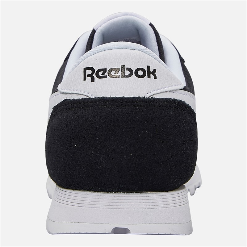 Reebok Junior Drenge klassiske nylon træningssko Sort/Sort/Hvid - Billede 3