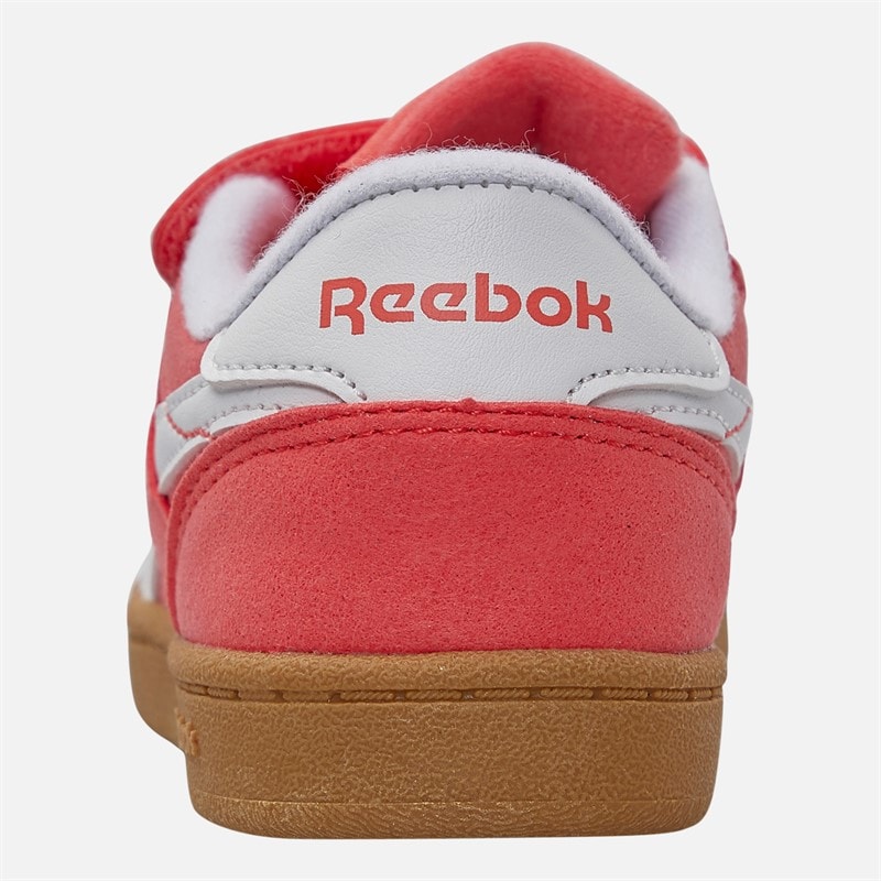 Reebok Baby Smash Kant Krog Og Løkke Træningssko Solnedgangskoral/Elektrisk rav/Gummi - Billede 3