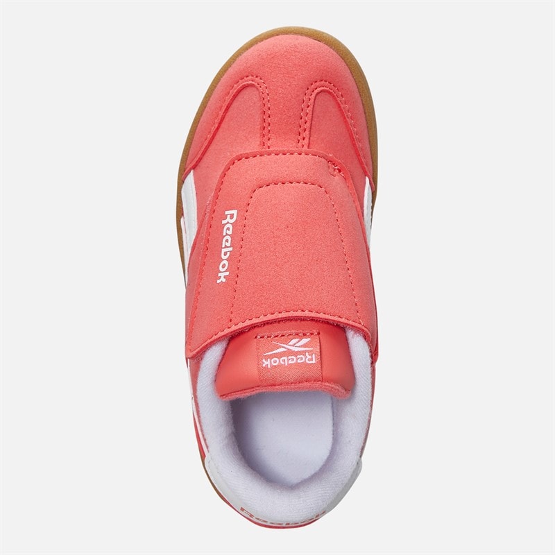 Reebok Baby Smash Kant Krog Og Løkke Træningssko Solnedgangskoral/Elektrisk rav/Gummi - Billede 4