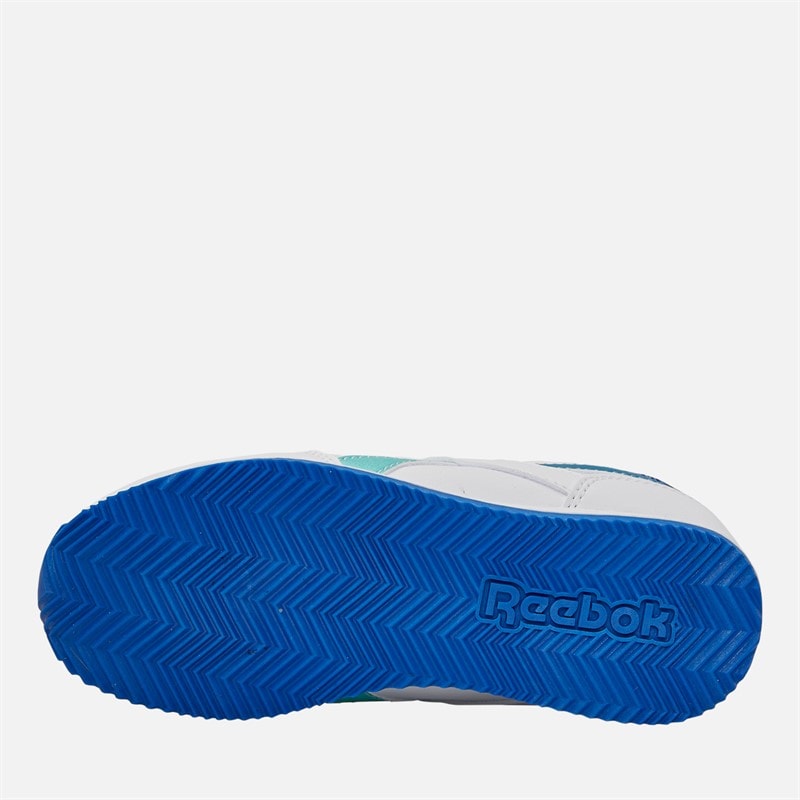 Reebok Piger Royal Classic Jog 3.0 Træningssko Hvid/Aqua/Optimum Blue - Billede 2