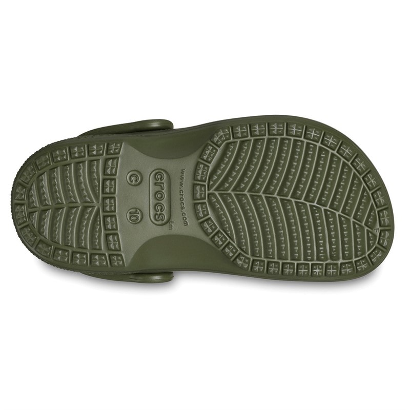Crocs Børne Baya Træsko Army Grøn - Billede 2