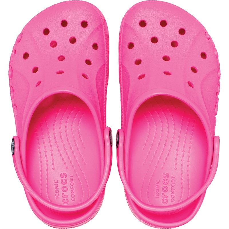 Crocs Junior Baya Træsko Elektrisk Rosa - Billede 5