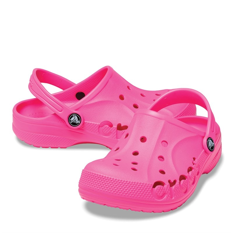 Crocs Børne Baya Clogs Elektrisk Pink - Billede 1