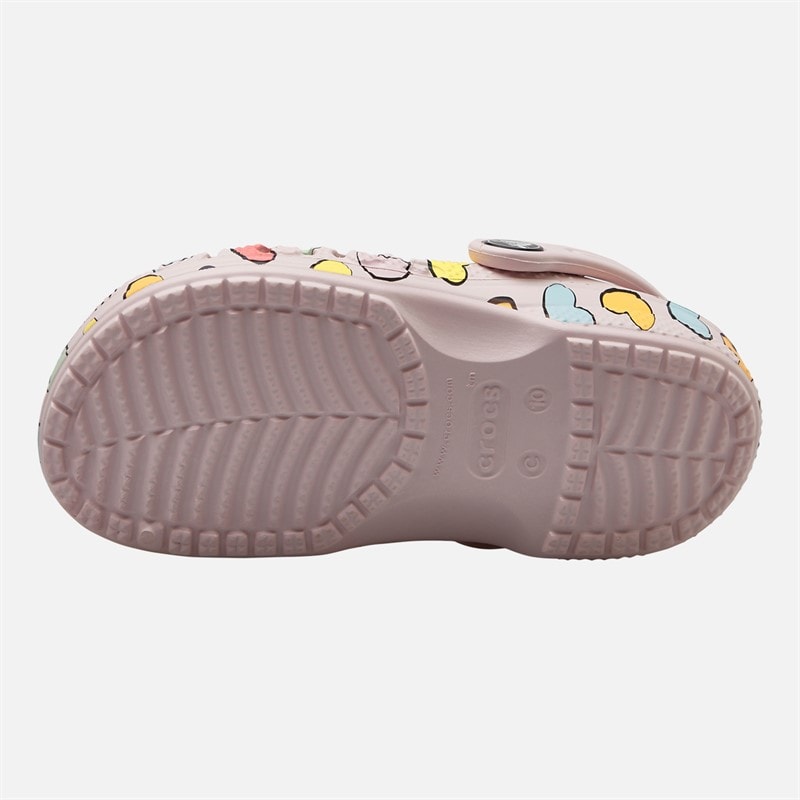 Crocs Piger Baya Sæson Printet Træsko Barely Pink - Billede 3