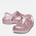 Crocs Piger Baya Blandet Glitter Træsko Næsten Lyserød