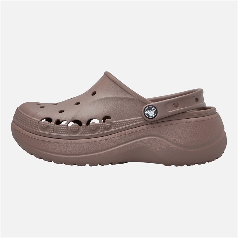 Crocs Dame Baya Platform Træsko Truffle - Billede 2