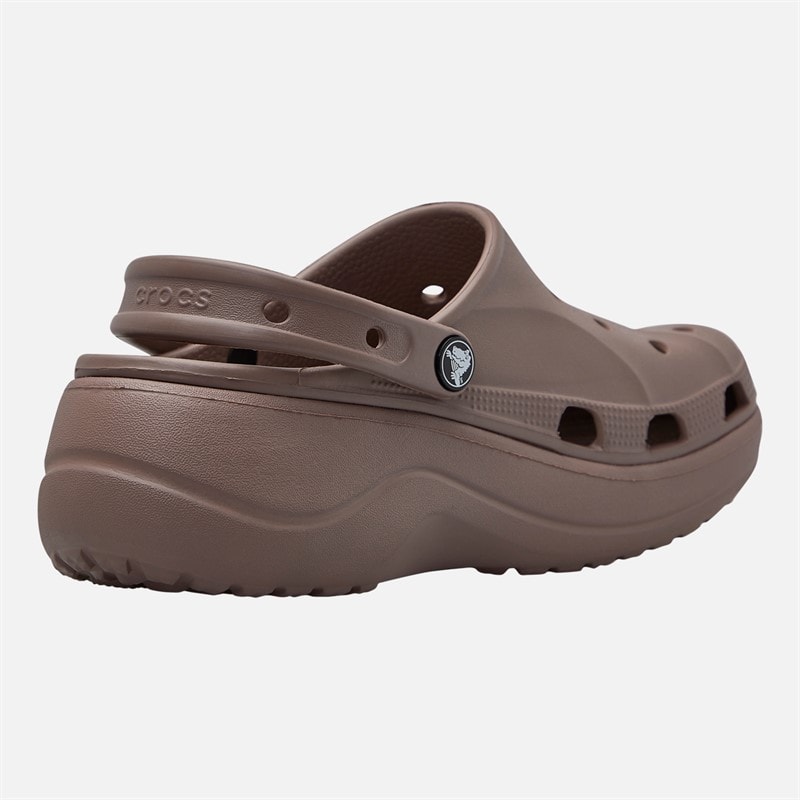 Crocs Dame Baya Platform Træsko Truffle - Billede 5