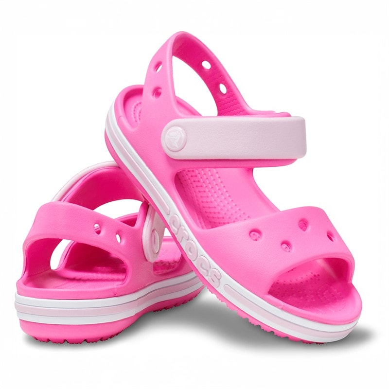 Crocs Piger Bayaband T Sandal Electric Pink - Billede 1