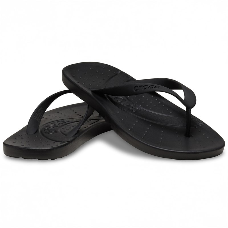 Crocs Dame flip flops Sort - Billede 1