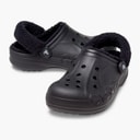Crocs Baya Fuzzrem Clogs med Sort/Sort