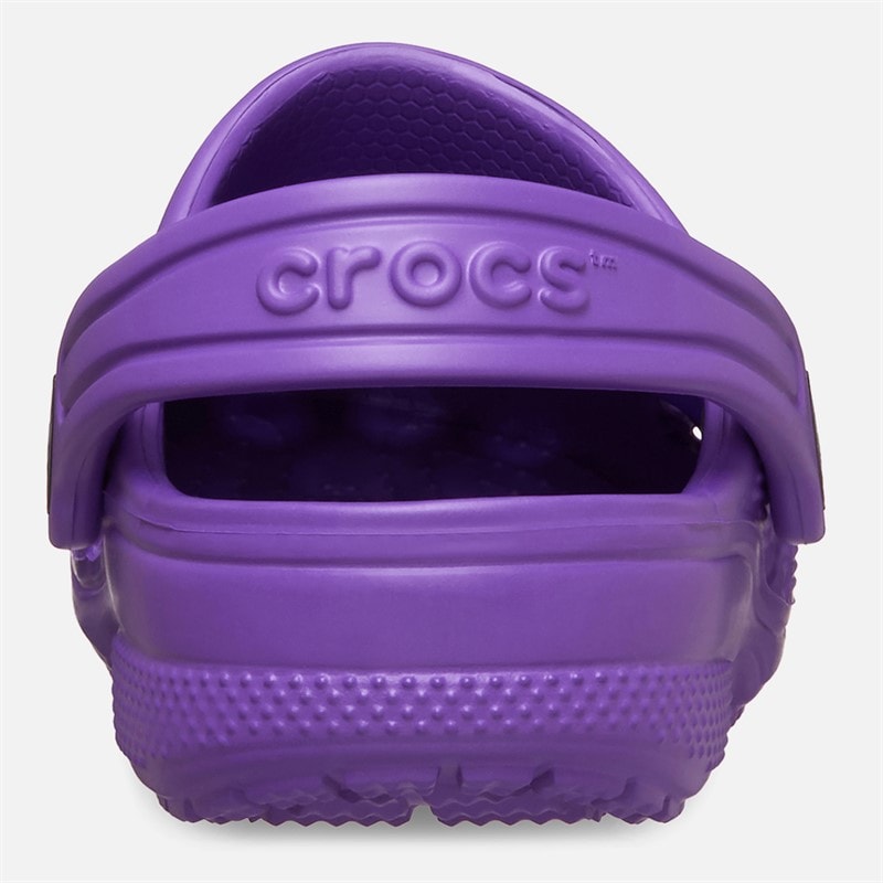 Crocs Børn Baya T Clog Neon Purple - Billede 4