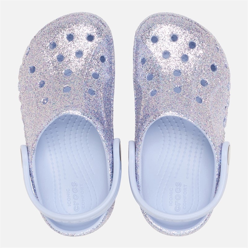 Crocs Piger Baya Glitter T Clogs Dreamscape - Billede 4