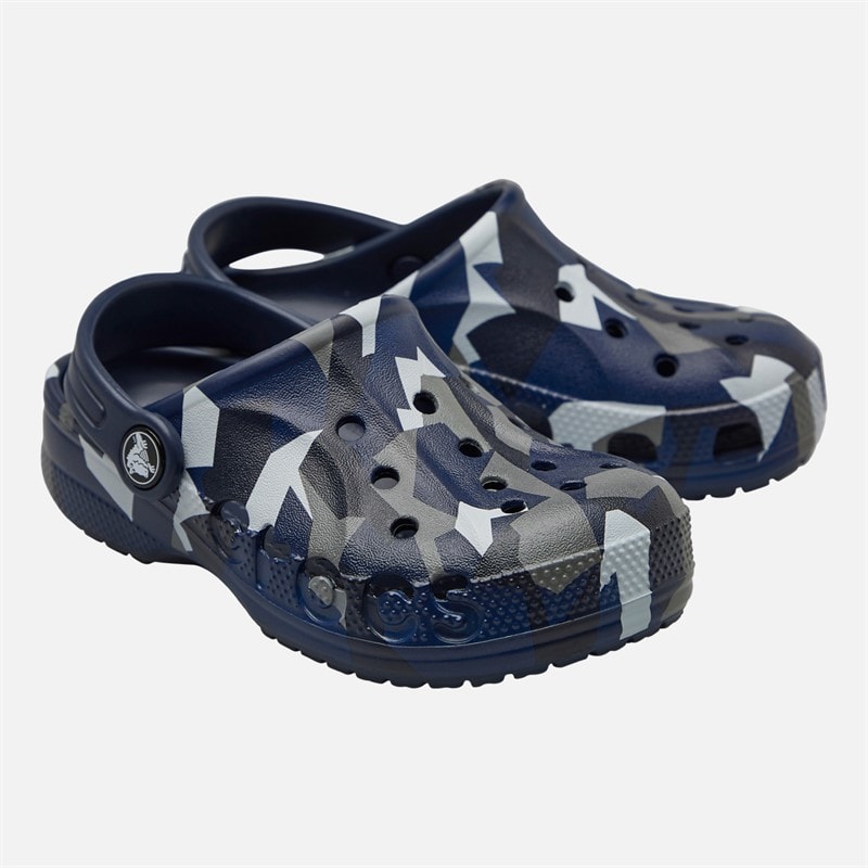 Crocs Drenge Baya Sæsonprintede Clogs Navy Multi - Billede 1