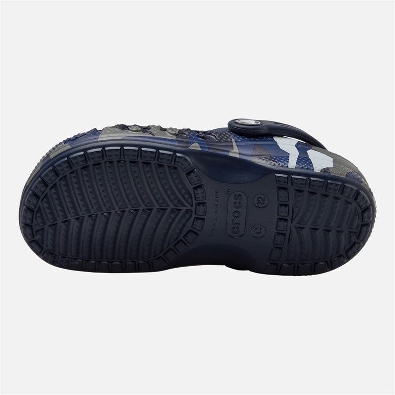 Crocs Drenge Baya Sæsonprintede Clogs Navy Multi - Billede 3