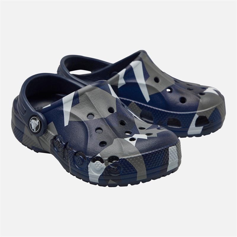 Crocs Drenge Baya Sæsonprintede Clogs Navy Multi - Billede 1