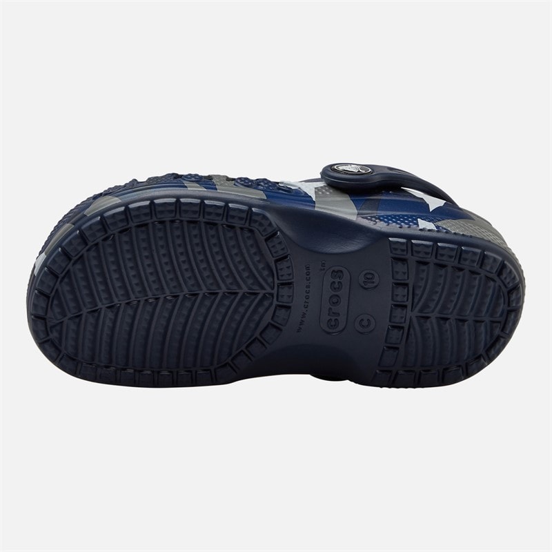 Crocs Drenge Baya Sæsonprintede Clogs Navy Multi - Billede 3