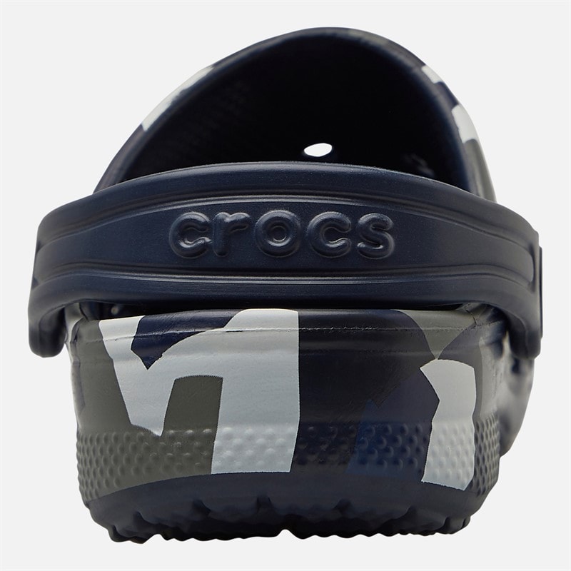 Crocs Drenge Baya Sæsonprintede Clogs Navy Multi - Billede 4