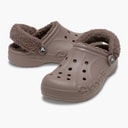 Crocs Baya Fuzzrem Clogs med Truffle