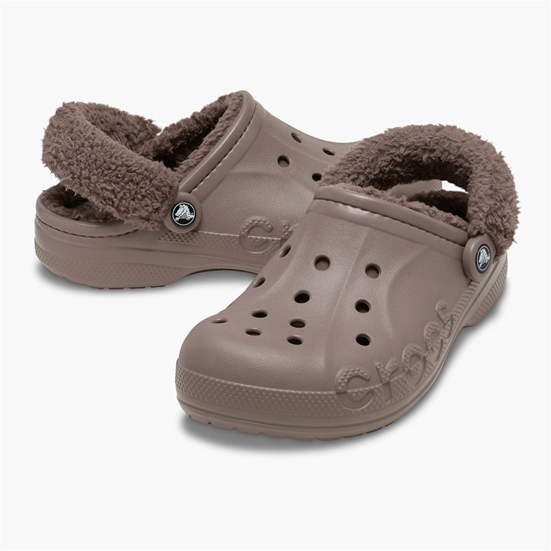 Crocs Baya Fuzzrem Clogs med Truffle - Billede 1