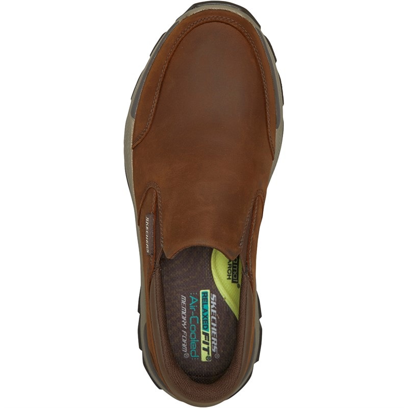 SKECHERS Herre Respected Calum afslappede sko Brun - Billede 4