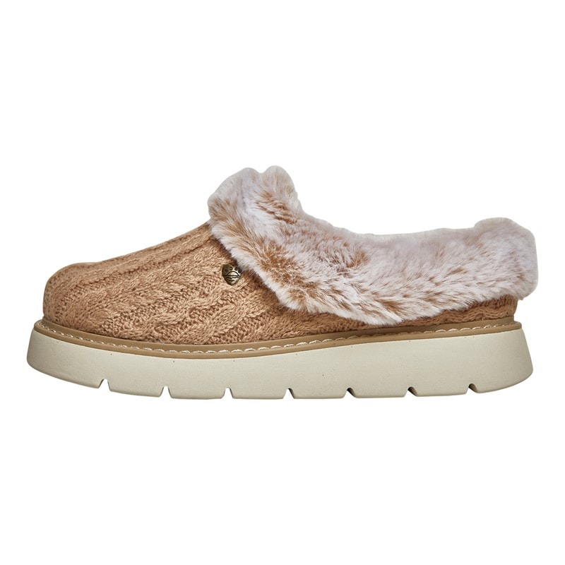 SKECHERS Dame Keepsakes Lite Warm Greetings Hjemmesko Brun - Billede 2