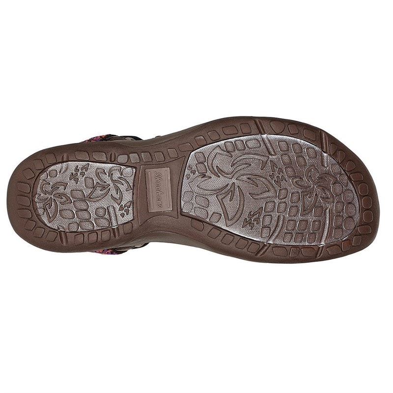 SKECHERS Dame Reggae Vacay Sandaler Brun - Billede 2