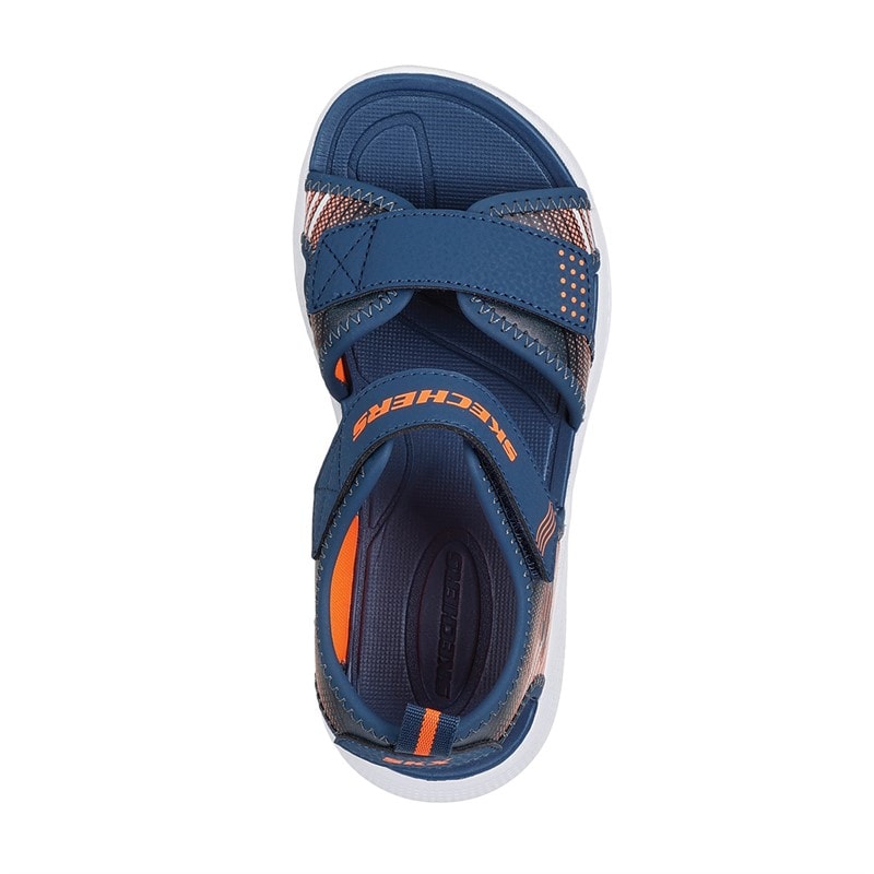 SKECHERS Drenge Microspec-Splash Sandaler Marineblå - Billede 4