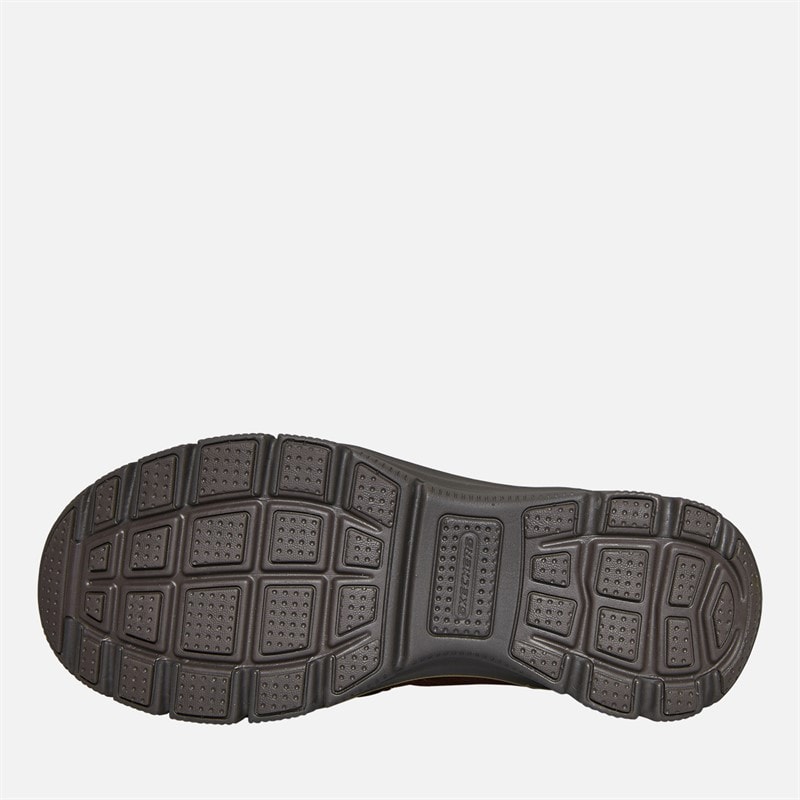 SKECHERS Dame Let Gående Høj Lynlås Støvler Chokolade Brun - Billede 2