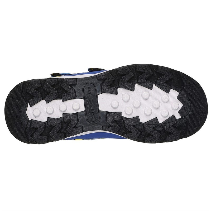 SKECHERS Junior Drenge Storm Blazer Vandtæt Dobbelt Rem Lysende Sneakers Blå Sort - Billede 2