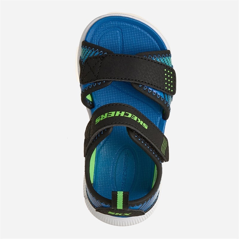 SKECHERS Drenge Microspec Splash Sandaler Sort - Billede 2