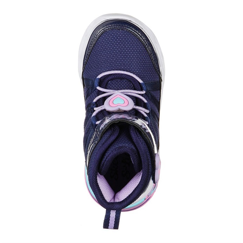 SKECHERS Piger elsker at skinne sweetheart lys støvler Navy Lavender - Billede 4