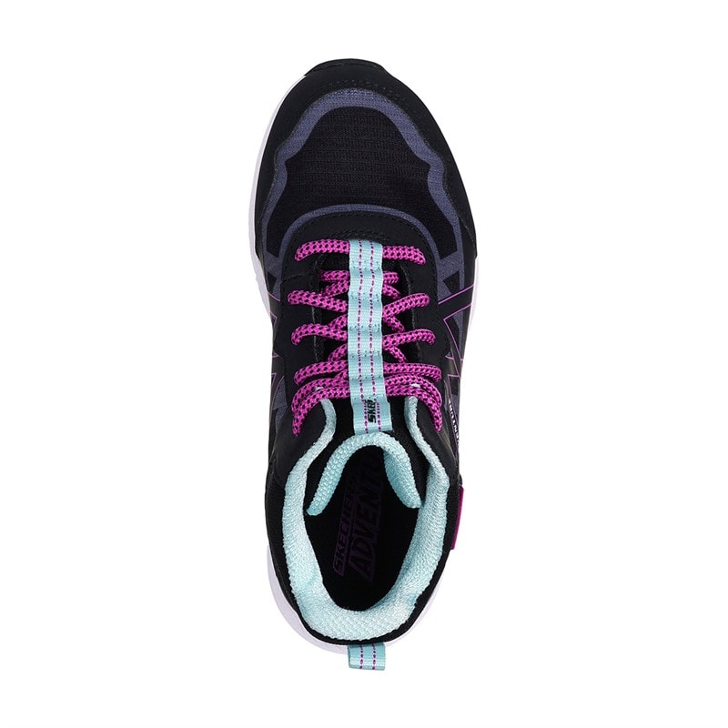 SKECHERS Piger Eventyr Blitz Sjov Forfølgelse Vandtætte Sko Black Aqua - Billede 3