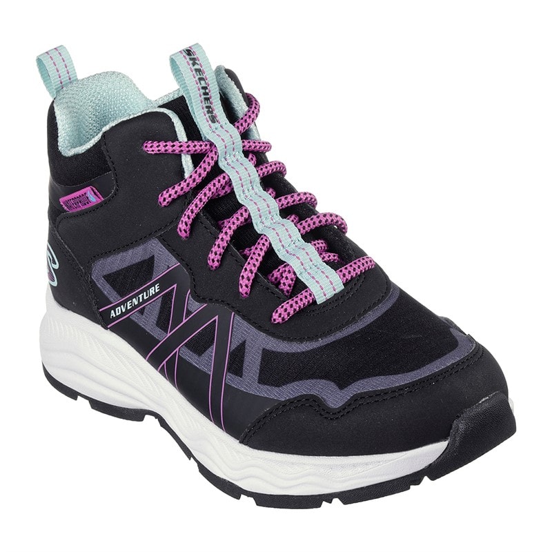 SKECHERS Piger Eventyr Blitz Sjov Forfølgelse Vandtætte Sko Black Aqua - Billede 4