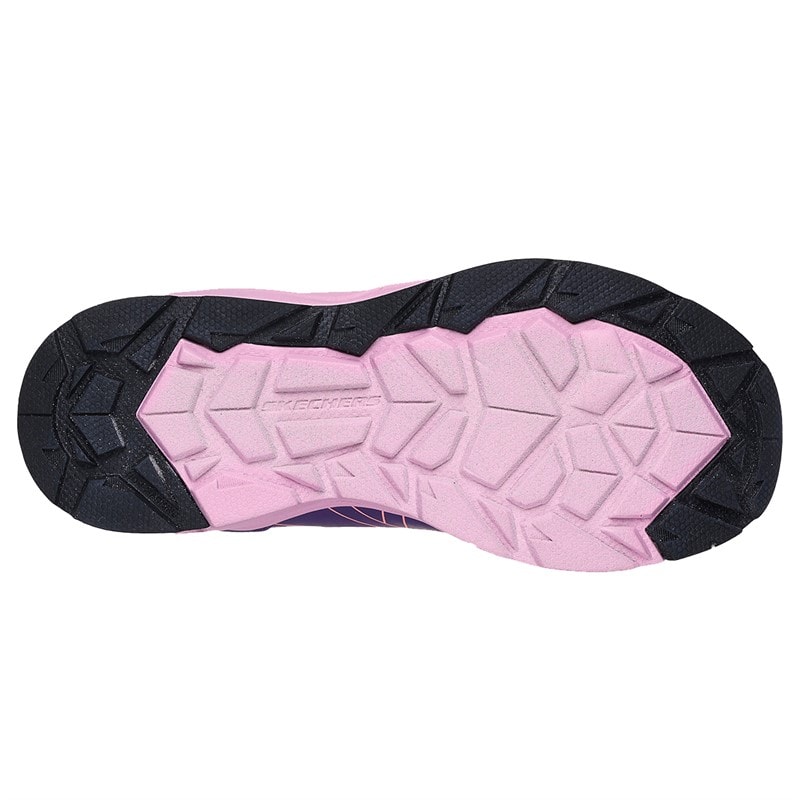 SKECHERS Piger Eventyr Blitz Sjov Forfølgelse Vandtætte Sko Purple Light Blue - Billede 2